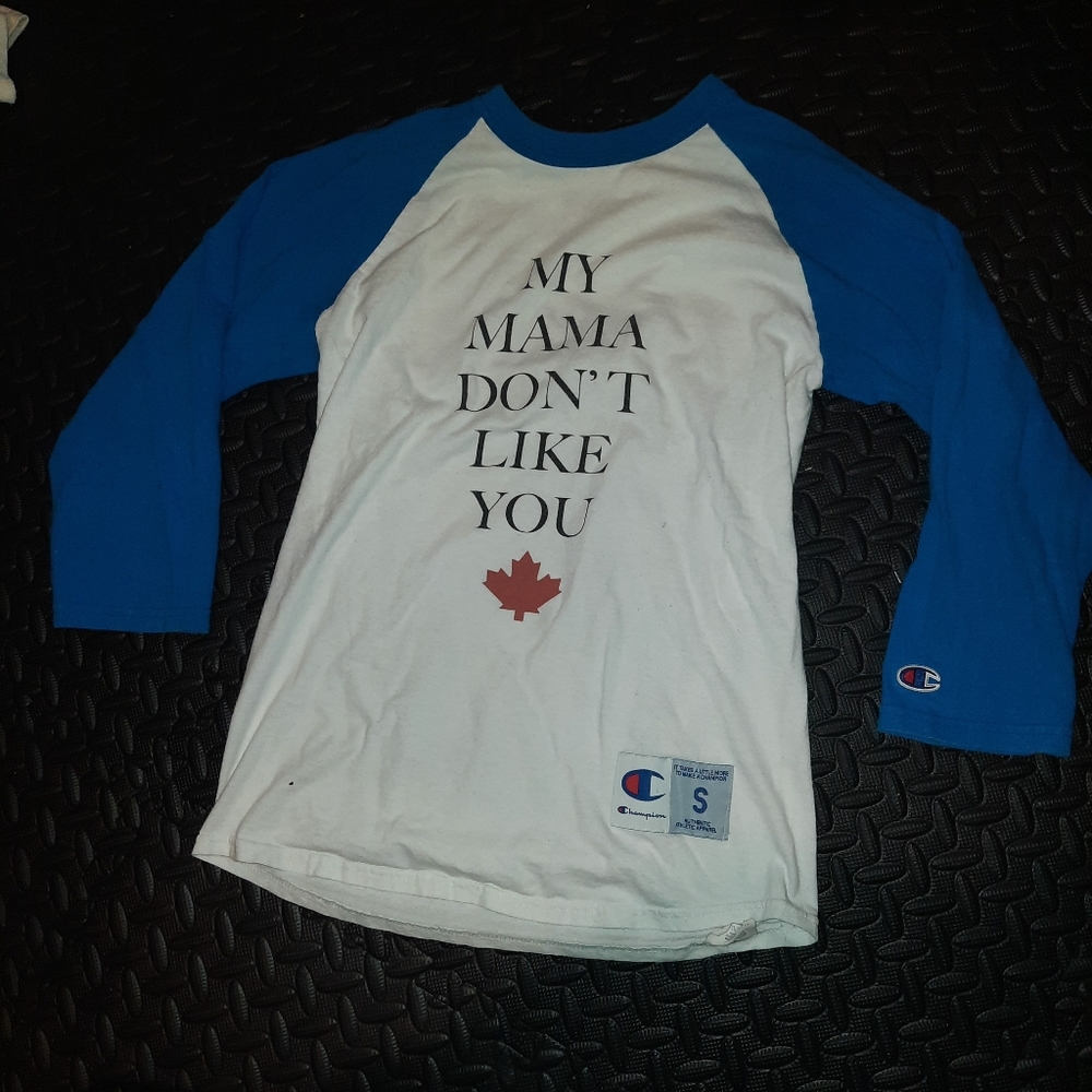Champion Justin Bieber "My momma don't like you" shirt